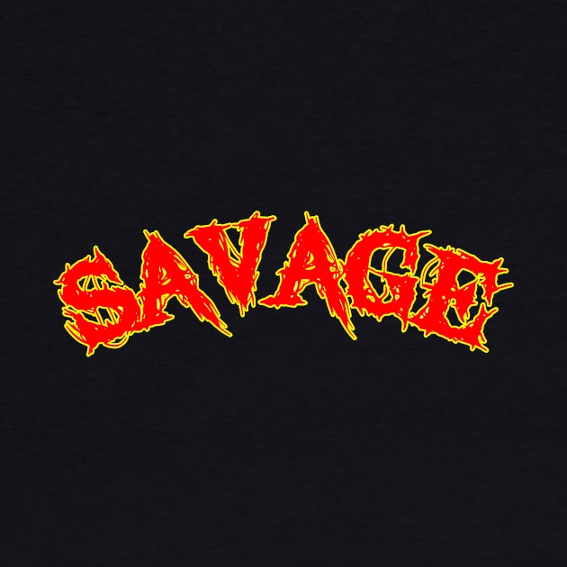 Savage metal style lettering by DEMON LIMBS